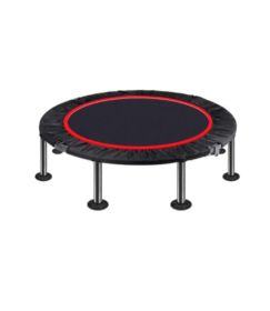 Foldable Trampoline Fitness Trampoline Portable Rebounding Trampoline Indoor/ Outdoor Trampoline - Black