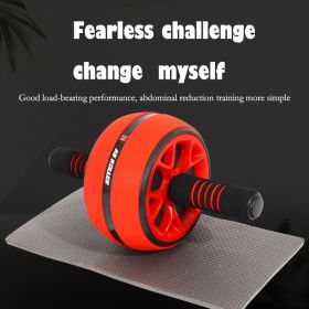 Gym Home equipment Workout Abdominal Muscle AB Wheels Fitness ab wheel roller with Mat 2 buyers - Exercise