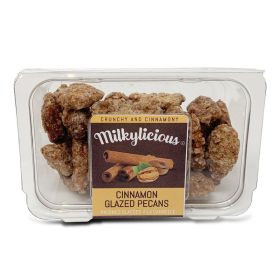 Milkylicious-Cinnamon Glazed Almonds 4oz - Cinnamon Glazed Pecans - 4 Oz