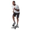 Mini Stepper with Monitor - Low Impact Black and Gray Stepper - Great Design for Working Out at Home - Stepper Machine - black - Metal