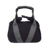 Weight Training Fitness Power Sandbag Adjustable Fitness Powerbag for Weight Lifting Exercise Heavy Sand Filled Bag Powerlifting and Workout - black