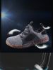 Summer Mesh Safety Work Shoes Steel Toe Cap Light Casual Fly Woven Breathable Cool Anti-smashing Anti-piercing Soft Sole Outdoor - Grey - 48