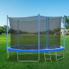 12FT TRAMPOLINE (STEEL TUBE; LADDER) - as Pic