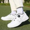 New Waterproof Golf Shoes Men Luxury Golf Sneakers for Men Light Weight Golfers Footwears Anti Slip Walking Sneakers Male - Hei - 45