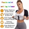 Fitness Tummy Slimming Sheath Body Shaper Corset Tops Weight Loss Running Shapewear - Blue - 4XL/5XL