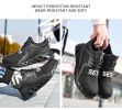 Men Women Spring Summer Autumn Winter Safety Shoe Work Light Weight Steel Toe Mesh Breathable Flying Weave Anti-piercing Protect - Black - 41