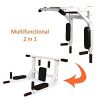 Wall Mounted Pull Up Bar Multi-Grip Dip Bar Multifunctional Power Tower Exercise Equipment Home Gym - KM3576