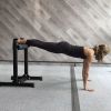 Single Leg Squat Stand; One Leg Squat Roller; Stand-Alone Bulgarian Split Squat Lower Body Specialty Machine - black - steel, foam