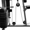 vidaXL Multi-functional Home Gym 143.3lb - Black