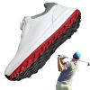 Waterproof Golf Shoes for Men Big Size 46 47 Golf Sneakers Outdoor Comfortable Golfers Shoes Light Weight Walking Sneakers - Bai - 45.5