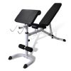 vidaXL Multi-exercise Workout Bench - Black