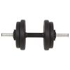 vidaXL Barbell and Dumbbell Set 66.1 lb - 91400