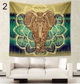 Stamp Bohemia Beach Blanket Mural (Option: Yellow-150x230cm thick)