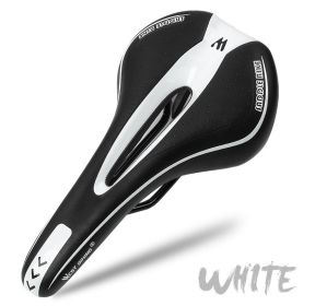 Bicycle seat mountain bike road bike (Option: A white)