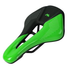 Bicycle seat mountain bike road bike (Option: Black green)