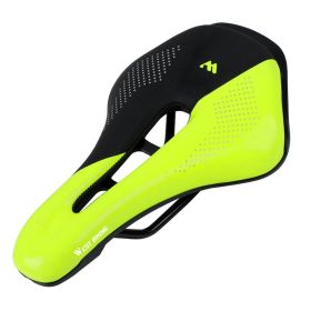 Bicycle seat mountain bike road bike (Option: Fluorescent green)