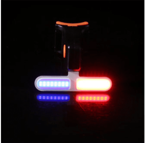 Bicycle taillight usb (Option: The word warning)