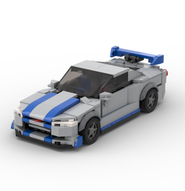 Modular Sports Car For Both Men And Women (Option: GTR R34)