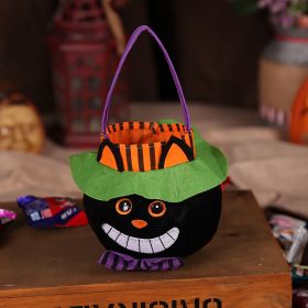 Halloween Candy Bags Cute Gift Bag Pumpkin Witch Candy Boxes (Option: Blackcat)