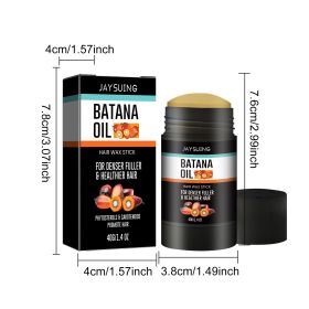 Batania Hair Wax Stick With Batana Oil - Nourishing & Long-Lasting Hold, Styling For Flyaways, Adds Volume And Natural Shine, 75g Gel Haircare (Option: 1pcs)