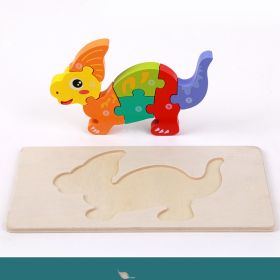 Children's Educational Toys Wooden Three-dimensional Montessori (Option: Paraganglion)